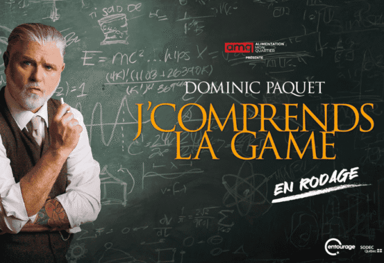 Dominic Paquet en rodage à Sainte-Thérèse