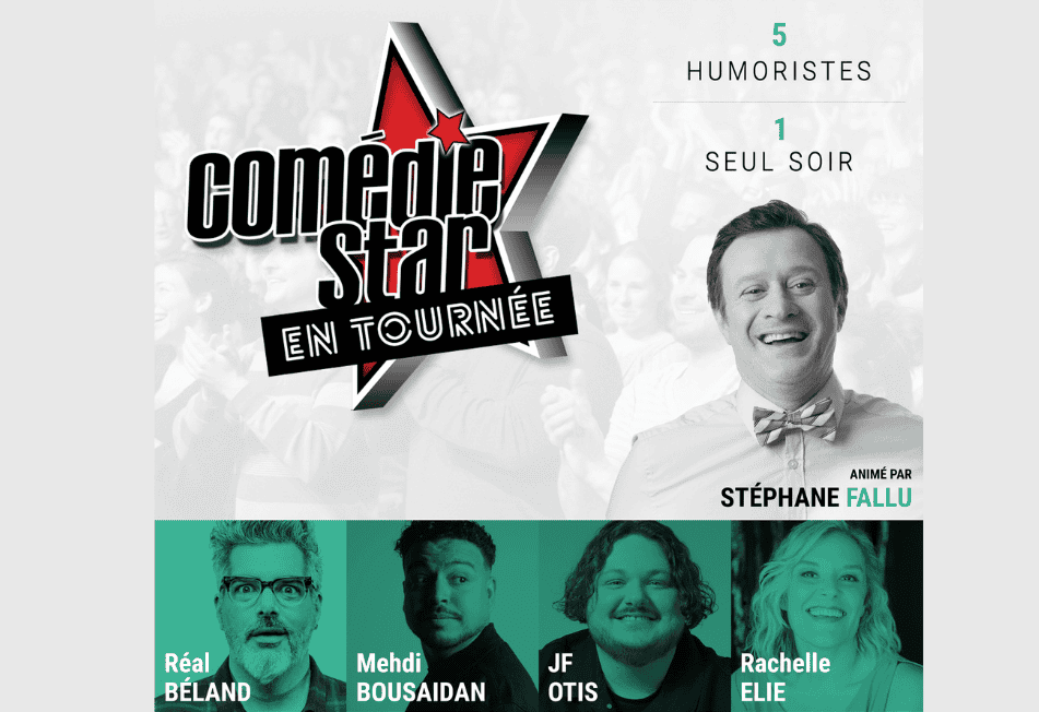 Spectacle Gala comédie Star à Sainte-Thérèse