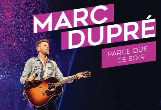 Spectacle de Marc Dupré à Sainte-Thérèse