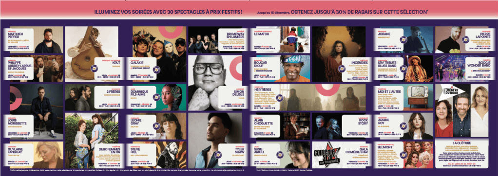 Suite du psf de la promo des fêtes 2024 d'Odyscène