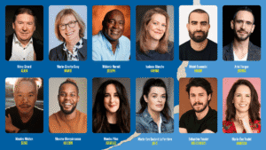 Comédiens de la pièce de théâtre Qu'est-ce qu'on a fait au bon Dieu?